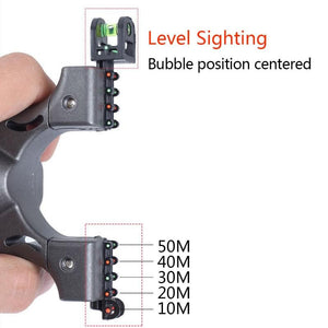Dim Gray Grey Resin Strong Fiber Slingshot With 250 Pieces Mud Balls SLINGSTER