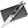 Gray High-Grade Gravity pocket knife with Mechanical Physics Opening MARKSMAN