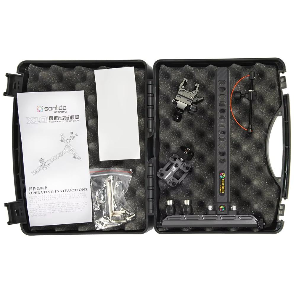 Dark Slate Gray Sanlida® Miracle X10 Recurve Bow Sight SANLIDA