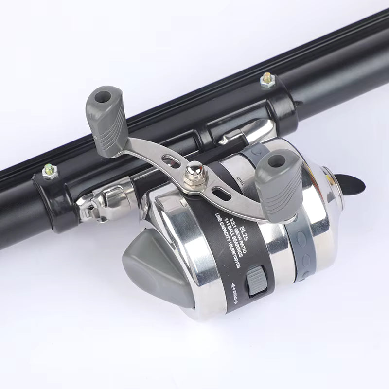 White Smoke Upgraded Powerful Long Rod Slingshot with Fishing Reel INDIAN SLINGSHOT