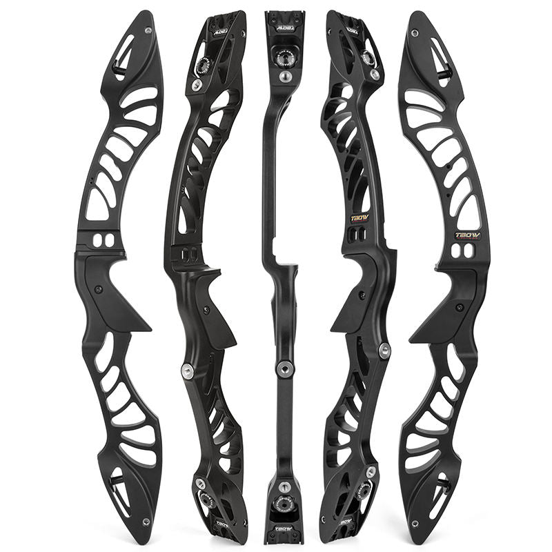 Dark Slate Gray Junxing H7 Recurve Bow Riser for Target Shooting and Games INDIAN SLINGSHOT