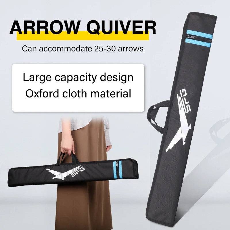 Dark Slate Gray SPG Hand Arrow Quiver – Oxford Cloth Soft Case for 82cm Arrows SPG