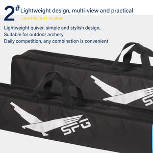 Dark Slate Gray SPG Hand Arrow Quiver – Oxford Cloth Soft Case for 82cm Arrows SPG