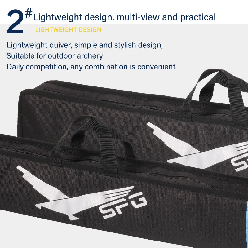 Dark Slate Gray SPG Hand Arrow Quiver – Oxford Cloth Soft Case for 82cm Arrows SPG