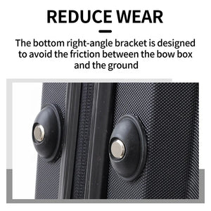 Dark Slate Gray SPG ABS Hard Recurve Bow Case – Durable Takedown Bow Storage Box SPG