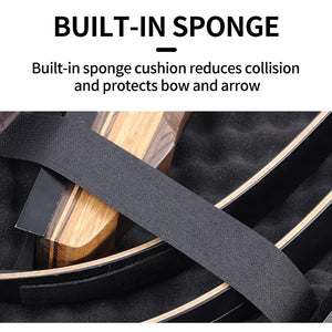 Dark Slate Gray SPG ABS Hard Recurve Bow Case – Durable Takedown Bow Storage Box SPG