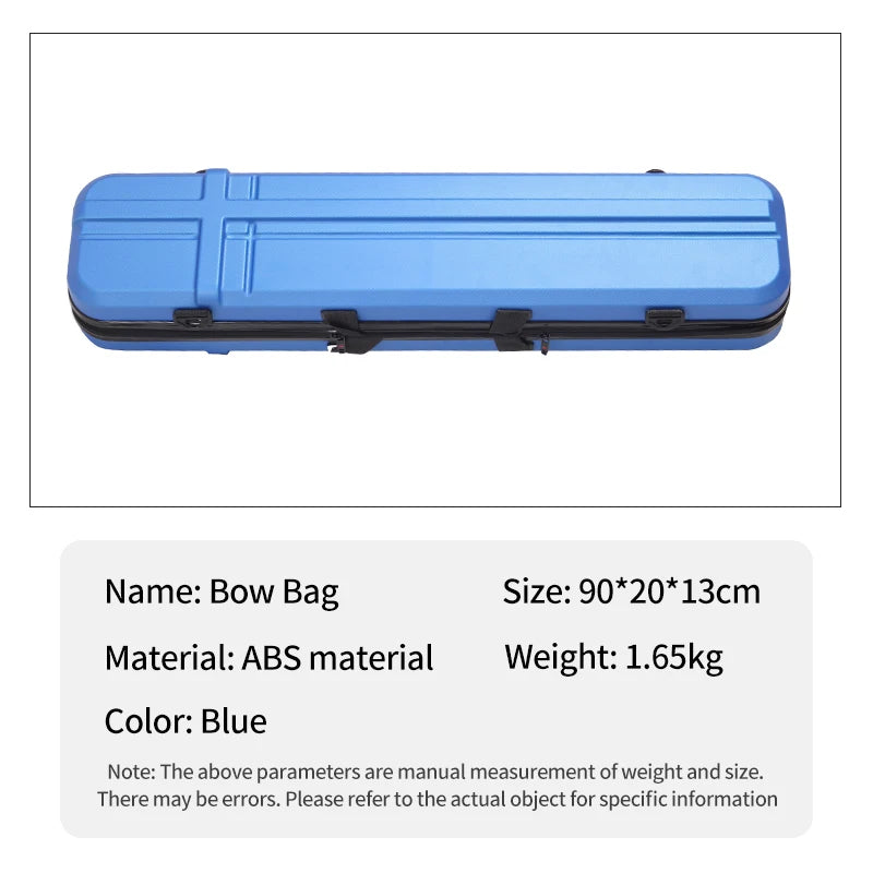 Lavender SPG ABS Hard Recurve Bow Case – Durable Takedown Bow Storage Box SPG