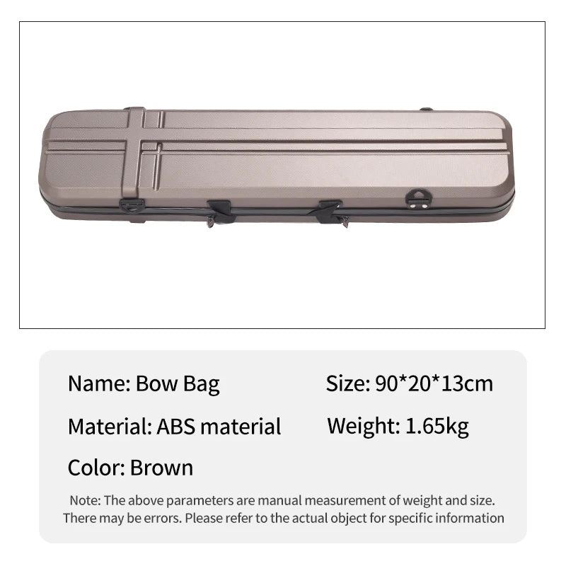 Lavender SPG ABS Hard Recurve Bow Case – Durable Takedown Bow Storage Box SPG