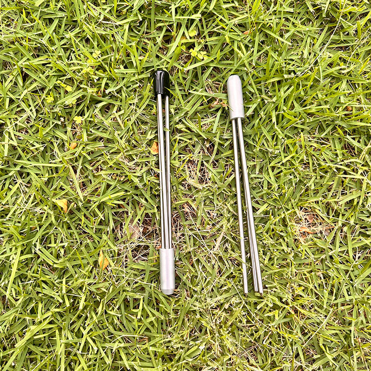 Yellow Green 6M Paralyzer Spear Tip – 8" Long 3-Prong Stainless Steel Spear Head with Protective Cap INDIAN SLINGSHOT