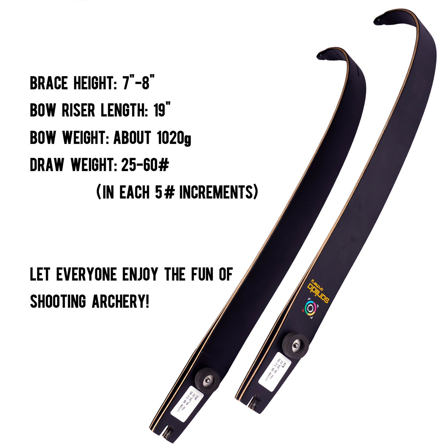 White Smoke Sanlida® Hermit X8 ILF Recurve Bow Kit SANLIDA