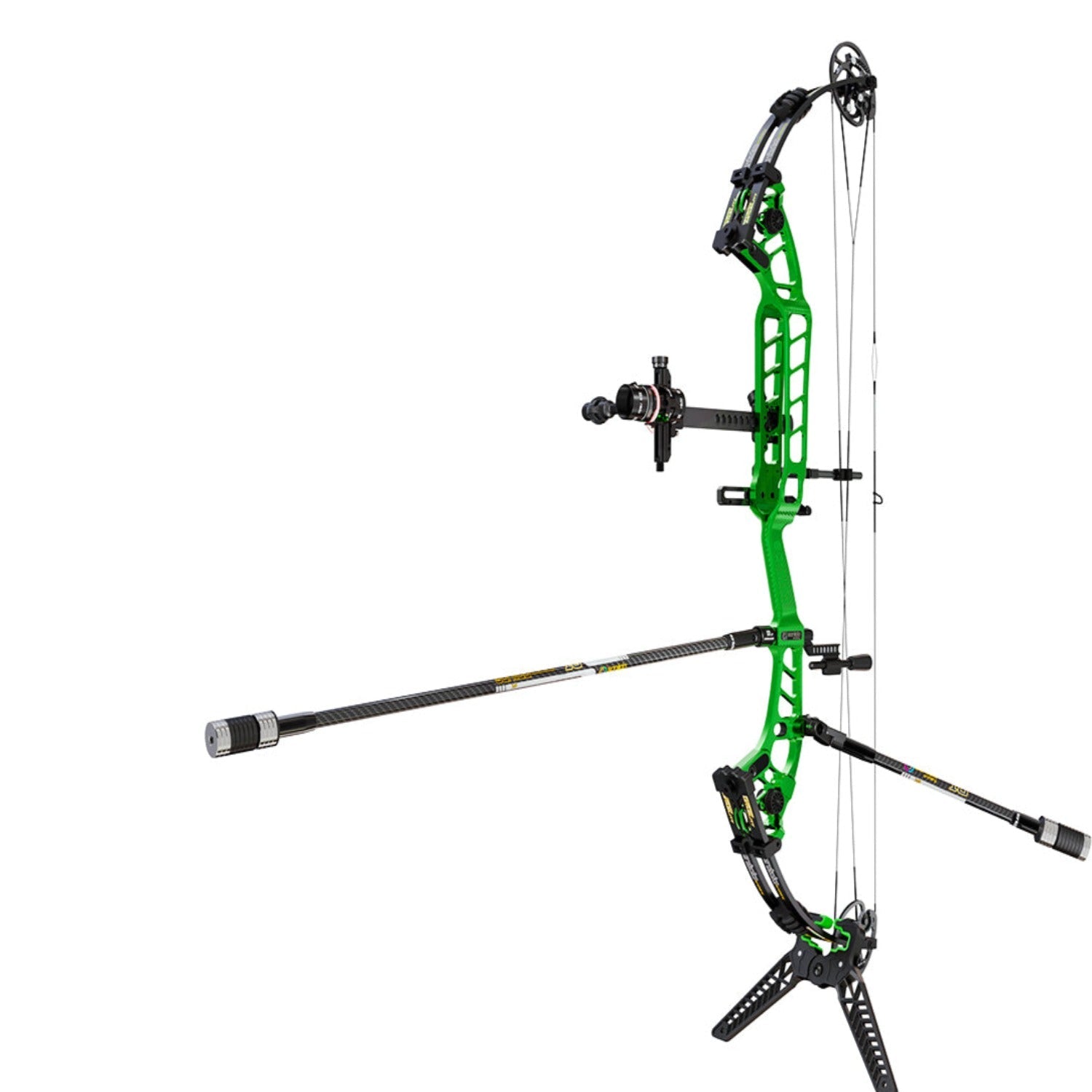 Light Gray Sanlida® Archery 40" Hero 10 II Compound Bow Kit With Full Modules SANLIDA