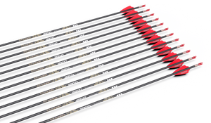 White Smoke Sanlida® Hero 10 Target Compound Carbon Arrows 12pcs SANLIDA