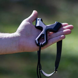 Dark Slate Gray HexGrip Aluminum Alloy Pro Slingshot INDIAN SLINGSHOT