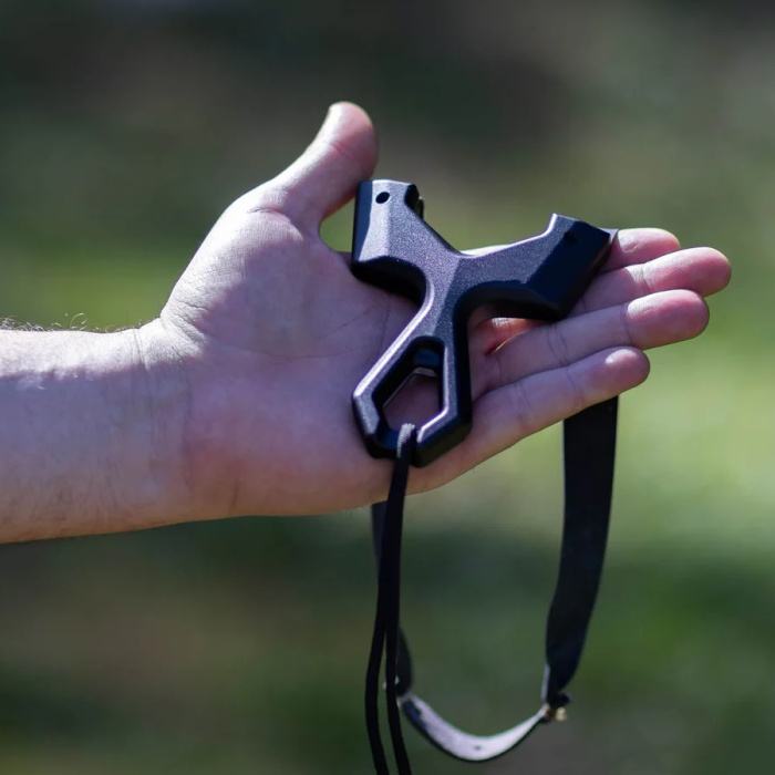 Dark Slate Gray HexGrip Aluminum Alloy Pro Slingshot INDIAN SLINGSHOT