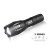 Dark Slate Gray High Lumens Portable LED Flash Light MARKSMAN