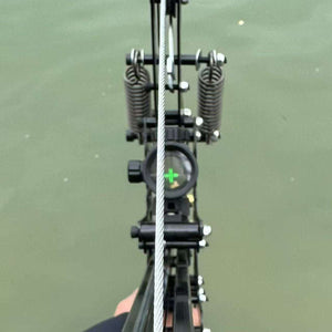 Dark Sea Green DragonPulse Elite Steel Ball Compound Bow | Reinforced Metal Design | Accessory Set INDIAN SLINGSHOT