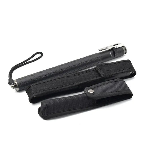 Dark Slate Gray Baton | Safe Hiking Heavy Metal Stick Rod | Automatic Retractable Hiking Stick - Enhanced Self-Defense Rod | Unique Model Available only on Indian Slingshot MARKSMAN