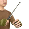 Pink Baton | Safe Hiking Heavy Metal Stick Rod | Automatic Retractable Hiking Stick - Enhanced Self-Defense Rod MARKSMAN