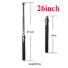 Pink Baton | Safe Hiking Heavy Metal Stick Rod | Automatic Retractable Hiking Stick - Enhanced Self-Defense Rod MARKSMAN