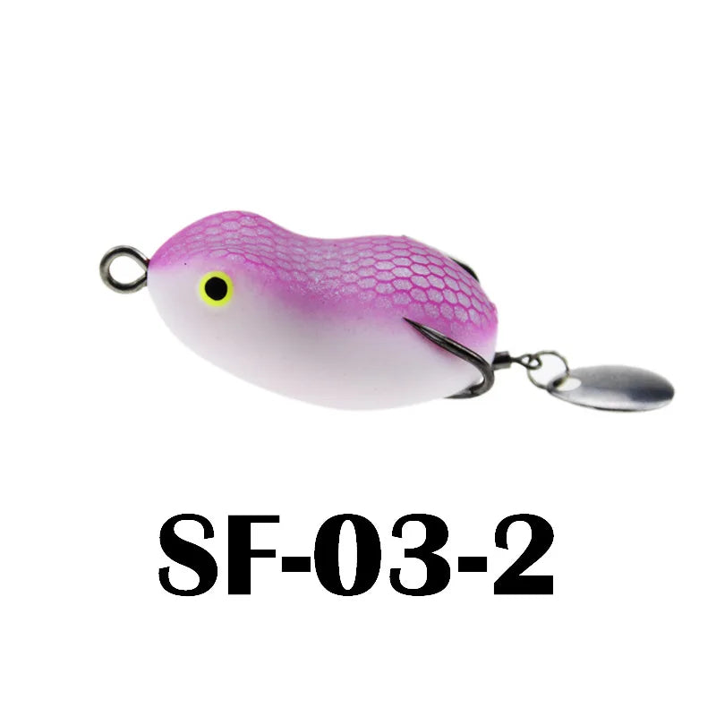 Mini Hollow Body Frog Lure 40mm 50mm – Floating Soft Bionic