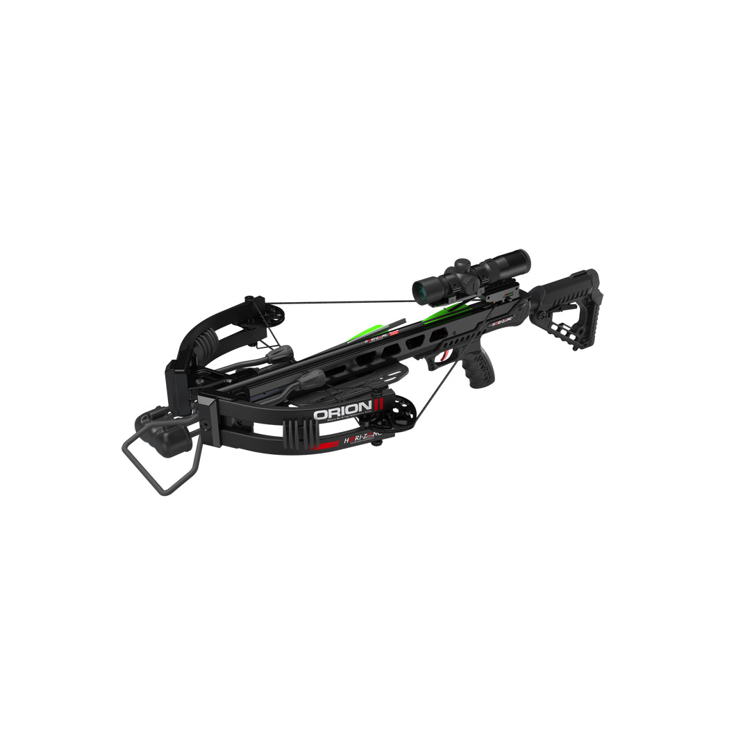 White Smoke Hori-Zone Orion II Black Compound Crossbow Package JVD