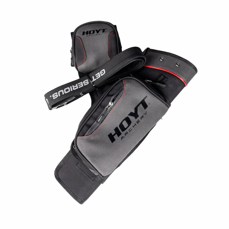 White Smoke HOYT Quiver Hip Range Time 2025 RH/LH Grey/Black JVD