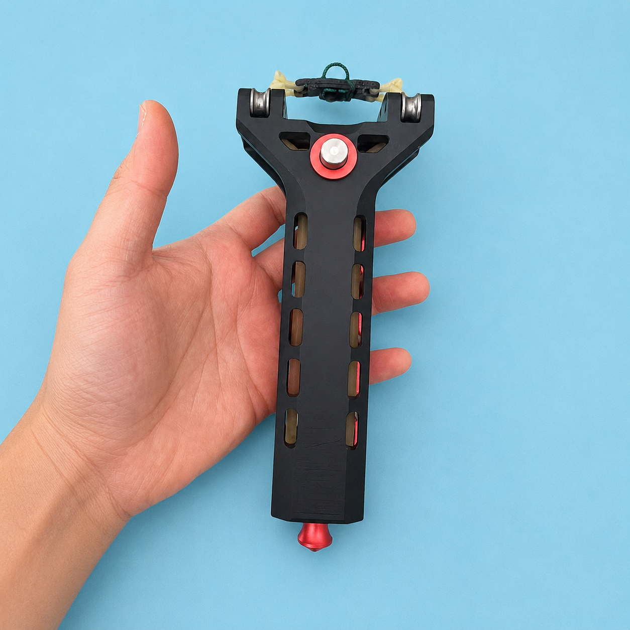 Sky Blue INFII ULTRA PLUS Alloy Slingshot INDIAN SLINGSHOT