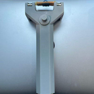 Light Steel Blue Infii 3D Printed Resin and Infii Laser-Equipped Alloy Slingshot INDIAN SLINGSHOT