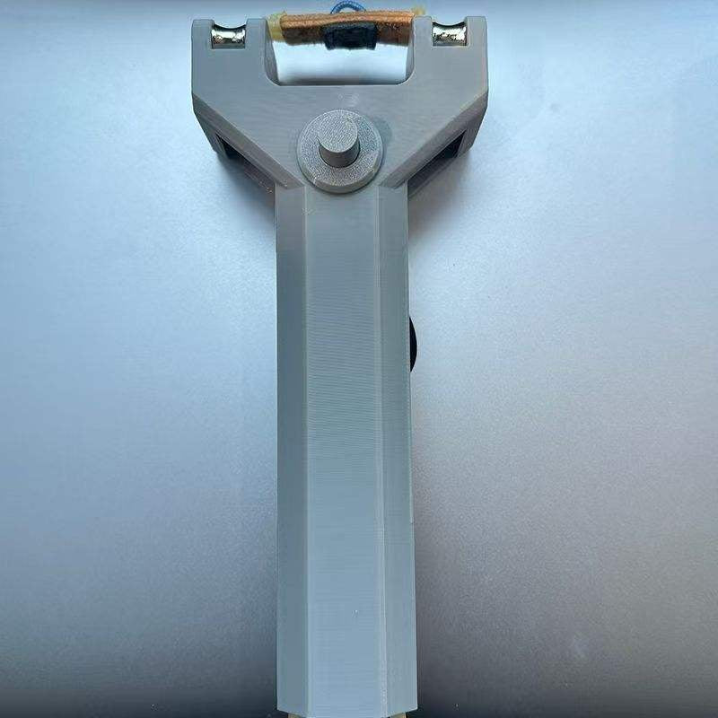 Light Steel Blue Infii 3D Printed Resin and Infii Laser-Equipped Alloy Slingshot INDIAN SLINGSHOT