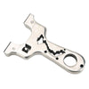 Beige Inlaid Powerful Tactical Star Stainless Steel Slingshot MARKSMAN