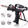 Dark Slate Gray Heavy Instructor Slingbow with Wrist Rest Powerful Outdoor Shooting with Laser Slingshot Fish Equipment INDIAN SLINGSHOT