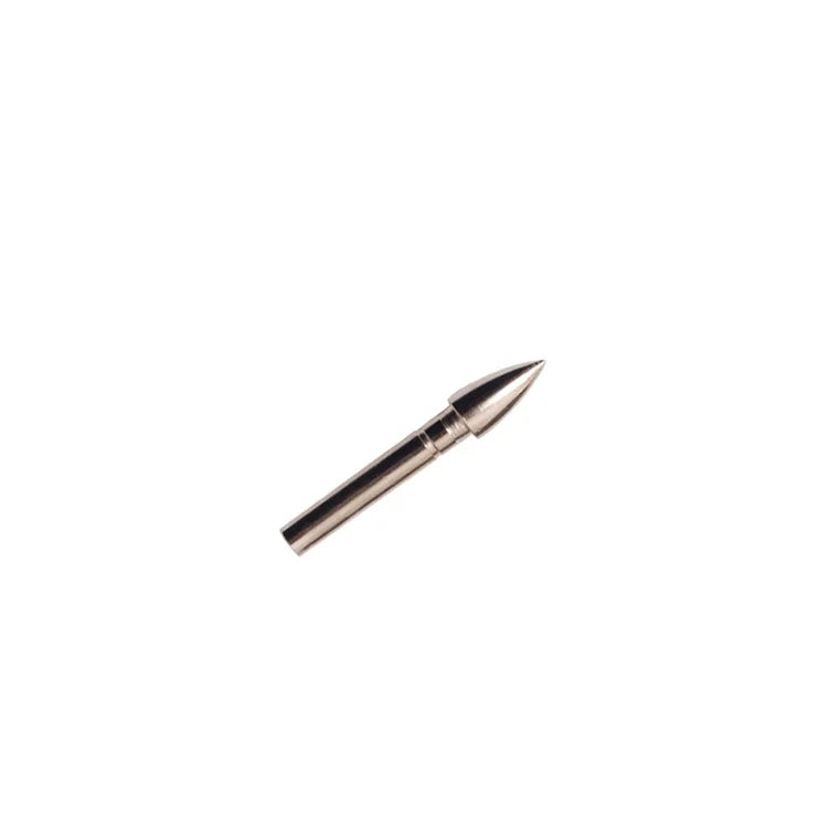 Gray SPG 4.2mm Stainless Steel Interpolate Arrow Tips – Durable Archery Arrow Points for Recurve &amp; Compound Bows SPG
