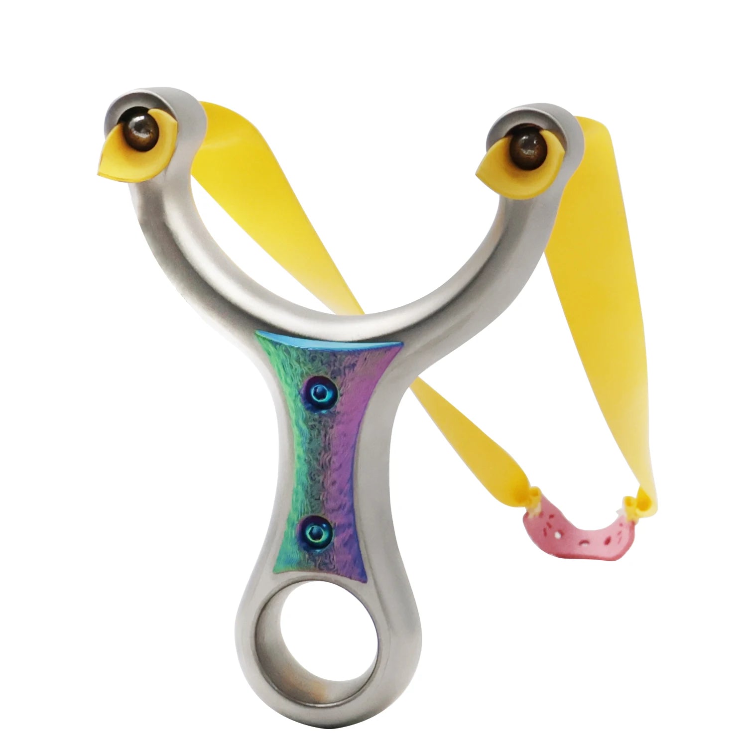 White Smoke IrisCore Pro Stainless Slingshot INDIAN SLINGSHOT