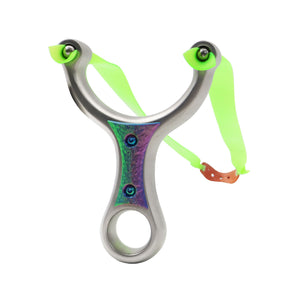 White Smoke IrisCore Pro Stainless Slingshot INDIAN SLINGSHOT