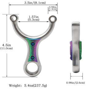 White Smoke IrisCore Pro Stainless Slingshot INDIAN SLINGSHOT