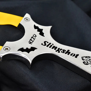 Light Gray IronBat RZZU Stainless Steel Slingshot MARKSMAN