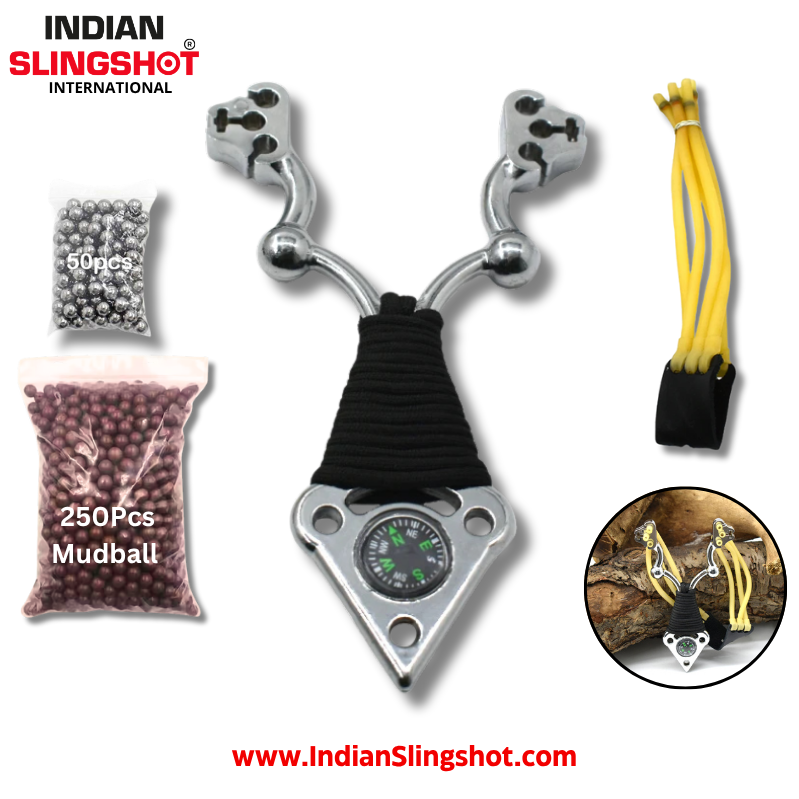 Dark Gray PathFinder Alloy Slingshot MARKSMAN