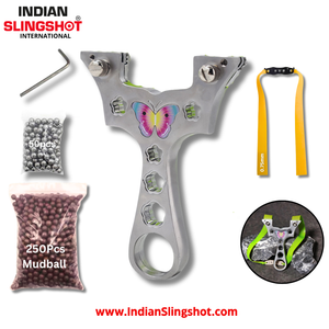 Dark Gray SteelButterfly Alloy Slingshot MARKSMAN