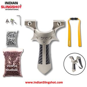 Gray Alloy Valiant Slingshot MARKSMAN