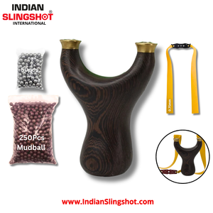 Dark Slate Gray Chicken Wing Wood Slingshot MARKSMAN