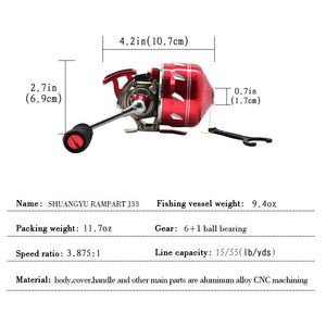 White Smoke J33 Full Metal Fishing Reel MARKSMAN