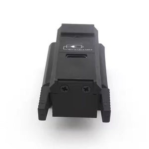 Dark Slate Gray JG10 Mini USB Rechargeable Red/Green/Blue Dot Sight MARKSMAN