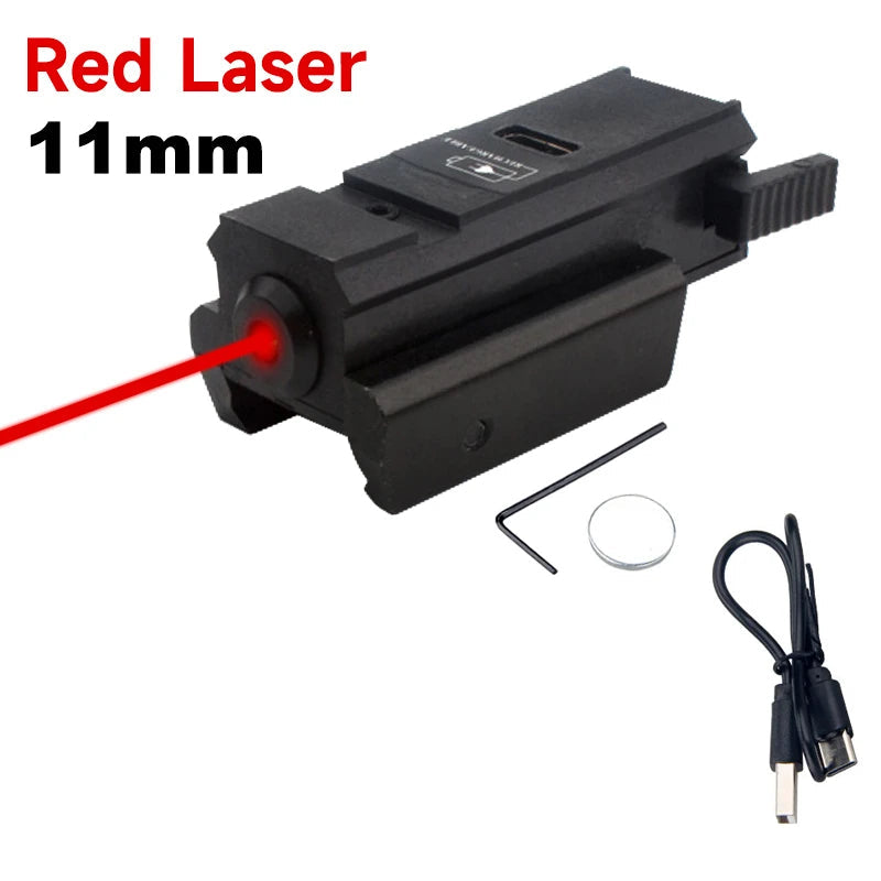 White Smoke JG10 Mini USB Rechargeable Red/Green/Blue Dot Sight MARKSMAN