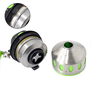 White Smoke JG35 Interchangeable Metal Fishing Reel for Outdoor Fishing Applications MARKSMAN