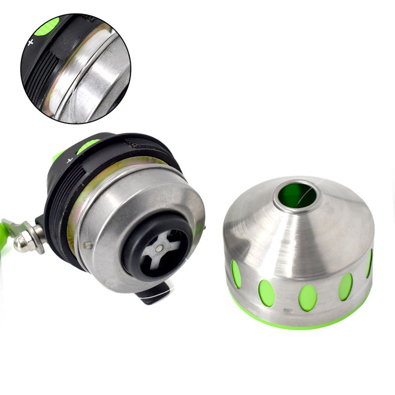 White Smoke JG35 Interchangeable Metal Fishing Reel for Outdoor Fishing Applications MARKSMAN