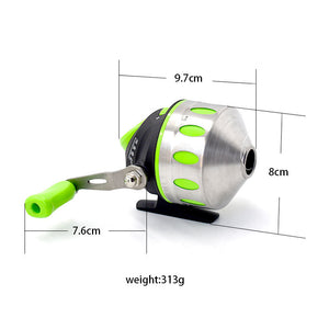 White Smoke JG35 Interchangeable Metal Fishing Reel for Outdoor Fishing Applications MARKSMAN