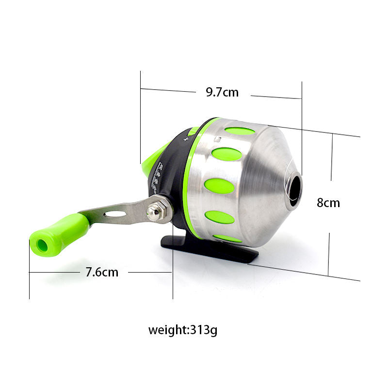 White Smoke JG35 Interchangeable Metal Fishing Reel for Outdoor Fishing Applications MARKSMAN