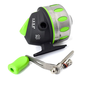 White Smoke JG35 Interchangeable Metal Fishing Reel for Outdoor Fishing Applications MARKSMAN