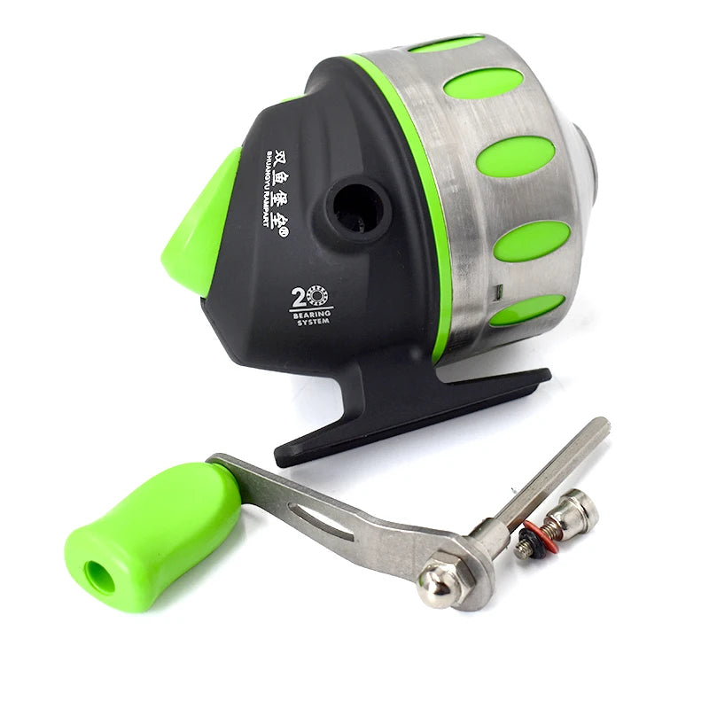 White Smoke JG35 Interchangeable Metal Fishing Reel for Outdoor Fishing Applications MARKSMAN