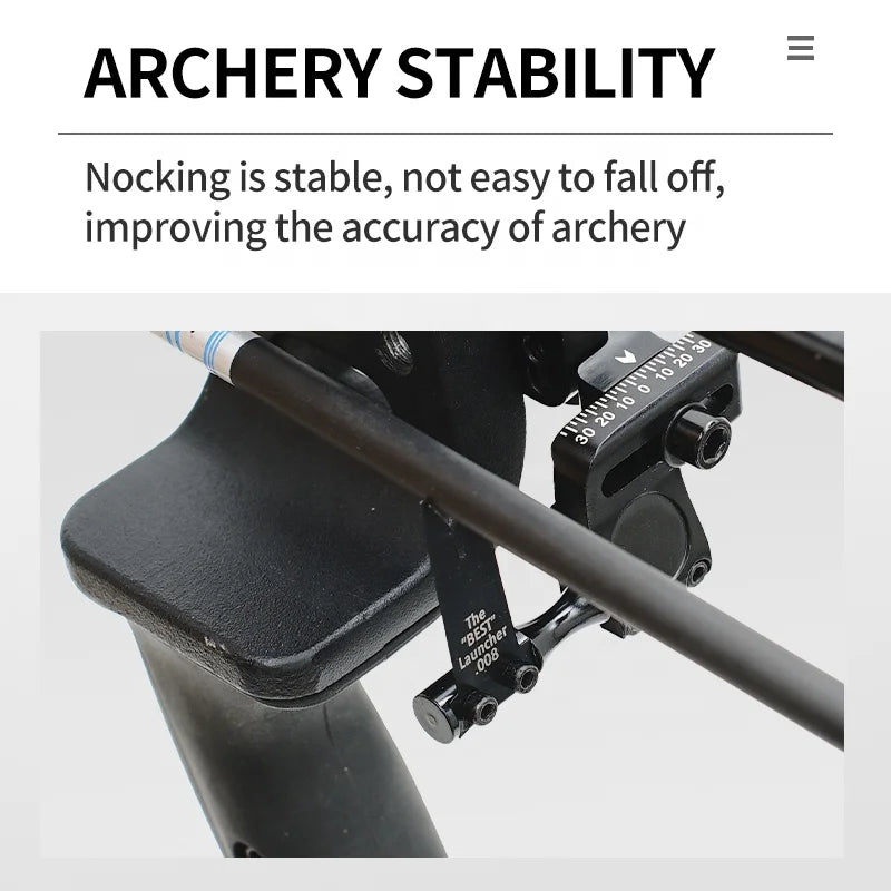 Light Gray SPG JT820 Adjustable Arrow Rest | Steel Blade Compound Bow SPG